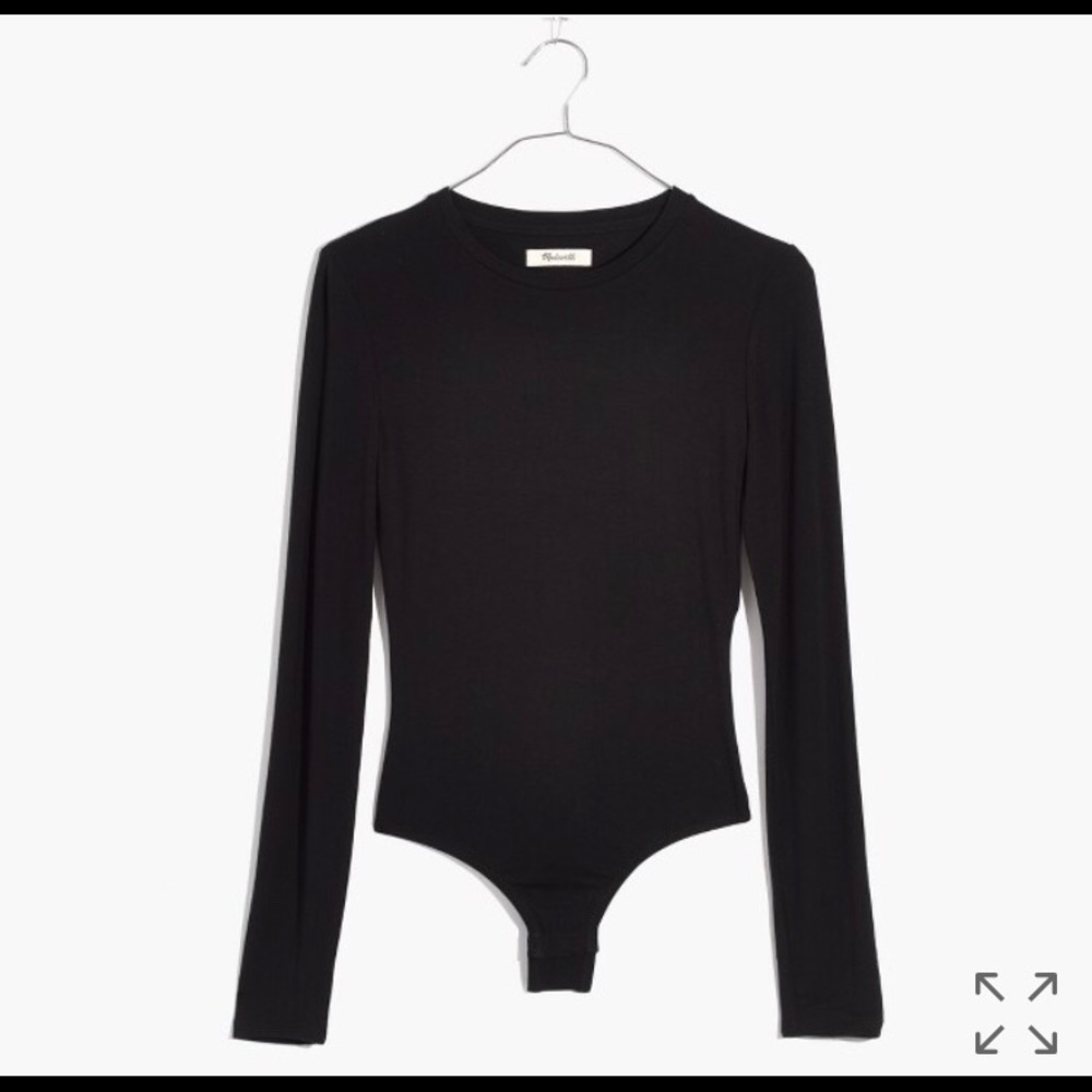 Madewell long sleeve crewneck bodysuit